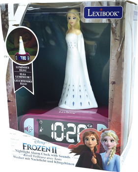 Нічник-будильник Lexibook Крижане серце зі звуковими ефектами RL800FZ (3380743077307)