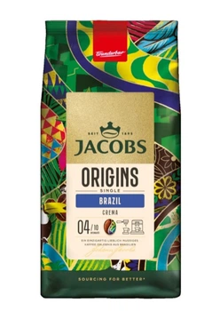 Кава в зернах Jacobs Origins Single Brazil Crema 1 кг