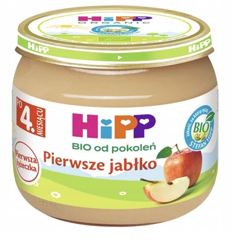 Дитяче пюре HiPP BIO перше яблуко 80 г (з 4 місяців)