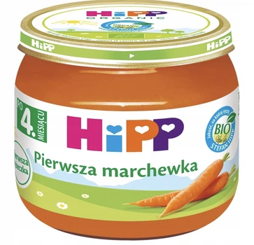 Дитяче пюре HiPP BIO Перша морква 80 г (з 4 місяців)