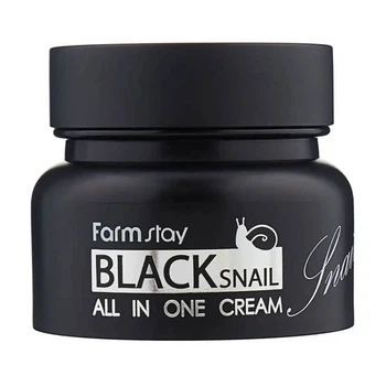 Антивозрастной крем для лица с муцином черной улитки FarmStay All-In-One Black Snail Cream 100 мл