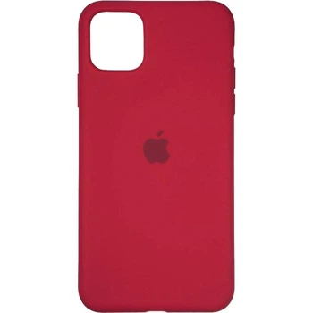 Чохол Avantis силіконовий Full Silicone Case for iPhone 11 Pro Max Garnet (з MagSafe)