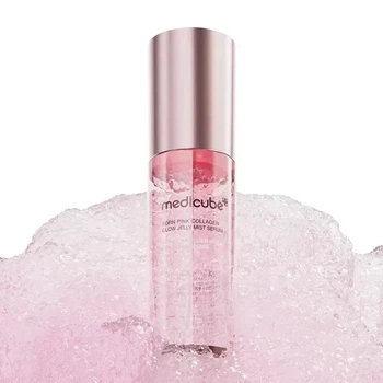 Medicube PDRN Pink Collagen Glow Jelly Mist Serum - Увлажняющий мист-серум для сияния кожи, 100мл
