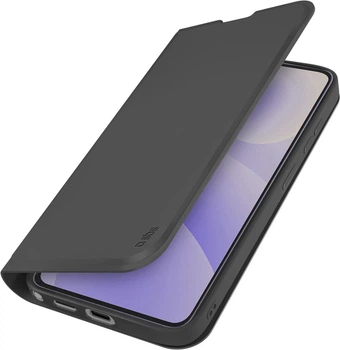 Etui z klapką SBS Wallet Smooth Case with Flip Cover do Samsung Galaxy S26 Ultra Black (TEWALSAS26UK)