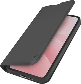 Etui z klapką SBS Wallet Smooth Case with Flip Cover do Samsung Galaxy S26 Black (TEWALSAS26K)