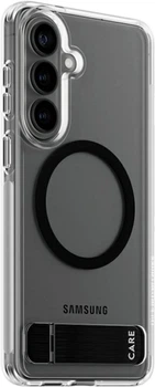 Чохол CARE by PanzerGlass Black Kickstand & QI для Samsung Galaxy S26+ Transparent (CR14669)