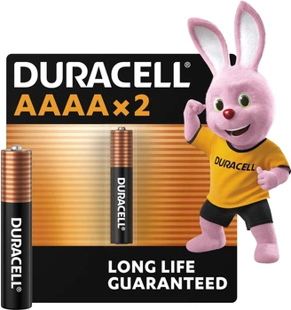 Специальная щелочная батарейка Duracell AAAA 1,5V, (LR8D425), 2 шт (5000394041660)