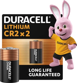 Литиевые батарейки Duracell Ultra High Power CR15H270 3&nbsp;В CR2 2 шт (5000394030480)