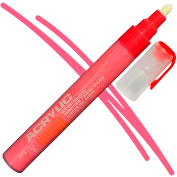 Акриловый маркер Montana Fluor Fire Red (Розовый) 2 мм