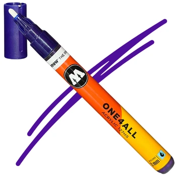 Акриловый маркер Molotow ONE4ALL 127HS Violet Dark (Фиолетовый) 2 мм