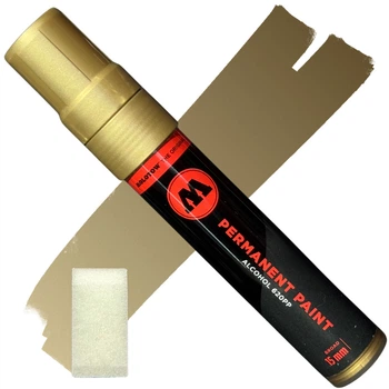 Маркер спиртовой Molotow 620PP Chrome Gold (Золото) 15 мм