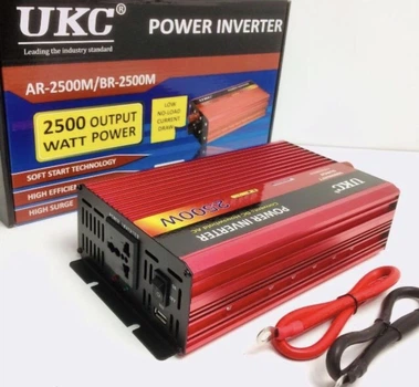 Інвертор (перетворювач напруги)AC/DC UKC BR-2500M/ 4820 24V/ 220V/ 2500WAT