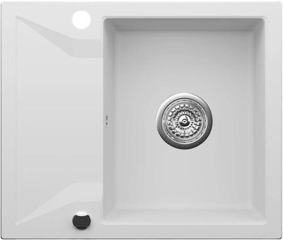 Zlew kuchenny Kernau KGS J 4559 1B1D Pure White