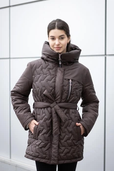 Демісезонна куртка Mila Nova К-320 50 шоколад