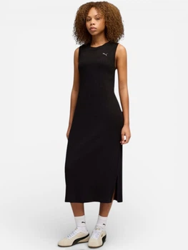 Платье миди летнее женское Puma Her Relaxed Dress 69189401 XS Black (4069161880735)