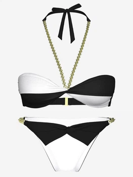 Купальник Victoria's Secret Archives Chains Halter Bandeau M L (11265259)