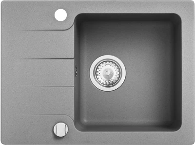 Zlewozmywak kuchenny Kernau KGS C 4558 1B1D Grey Metallic