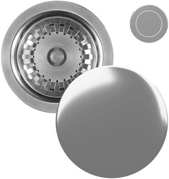 Komplet odpływowy Kernau KS-SS 1B Push-Push Silver