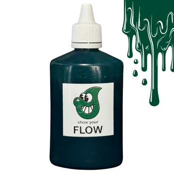 Заправка для помповых маркеров Flow Ink Green (Зеленый) 100 мл