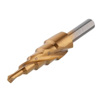 Свердло ступінчасте по металу, спіральне, 4-12 мм INTERTOOL SD-5833