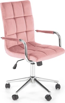 Офісне крісло Halmar Gonzo 4 Рожевий (5905248123069)