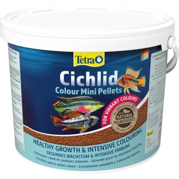 Корм для риб Tetra Cichlid Colour Mini для невеликих цихлід для яскравості забарвлення гранули 10 л (4004218811799)