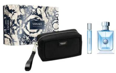 Набір для чоловіків Versace Pour Homme Туалетна вода 100 мл + Мініатюра Туалетна вода 10 мл + Косметичка (8011003902996)