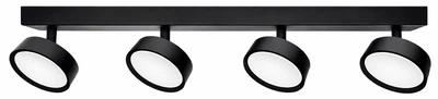 Спотовий світильник BERGER 4003-SL-4 Black GX53 max 4x15 Вт