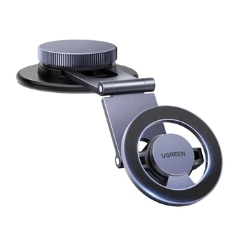 Автодержатель с функцией беспроводной зарядки UGREEN LP865 Dashboard Mount Black (6941876245772)