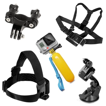 Набір аксесуарів HRT 9-in-1 для GoPro/SJCAM Black (758399852693)