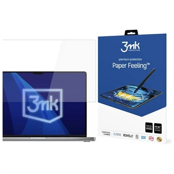 Захисна плівка 3MK Paper Feeling для MacBook Pro 16 M1 | M2 | M3 | M4 2021-2024 Transparent 2 pack 5903108660440 (5903108660440)