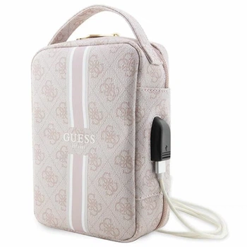 Сумка Guess Bag Printed Stripes 23.5 x 15.5 x 6.5 cm Pink (GUHBP4RPSP)