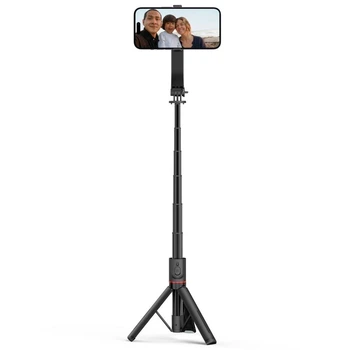 Универсальный штатив Tech-Protect L04s Magsafe Wireless Selfie Stick Tripod Black (9319456605471)