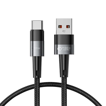 Кабель Tech-Protect UltraBoost Type-C Cable 66W | 6A 25cm Grey (9490713934128)