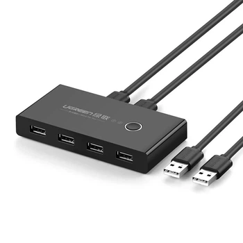 Переключатель Ugreen HUB Switch 4x USB-A 2.0 Black (UGR282)