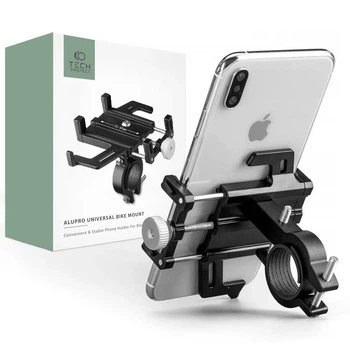 Держатель на руль для велосипеда Tech-Protect Alupro Universal Bike Mount Black (6216990212727)