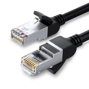 Кабель Ugreen RJ45 to RJ45 Cat.6 UTP 0.5m Black (50190)