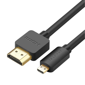 Кабель Ugreen HDMI to micro HDMI 19pin 2.0v 4K 60Hz 30AWG 1.5m Black (UGR568)