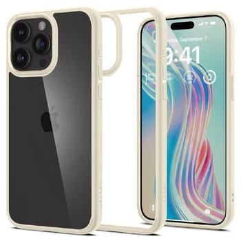 Чехол Spigen Crystal Hybrid для iPhone 15 Pro Max Sand Beige (8809896747578)