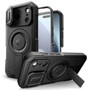 Чехол Tech-Protect Kevlar для iPhone 17 Pro Black with MagSafe (5906302331635)