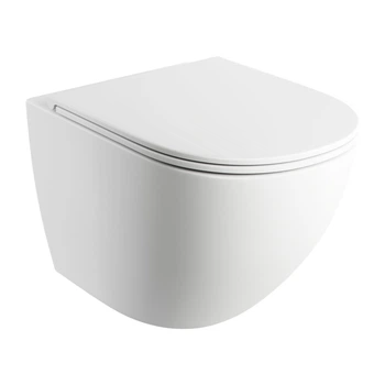 Унітаз Omnires Ottawa 49x37 rimless підвісний, сидіння дюропласт, white matt (OTTAWAMWBM)
