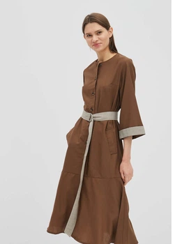 Жіноча сукня El'dress вовна коричневий L (ED- 03427L)