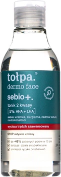 Тоник для лица Tolpa Dermo Face Sebio+ С АНА и LHA-кислотами 200 мл (5903900963862)