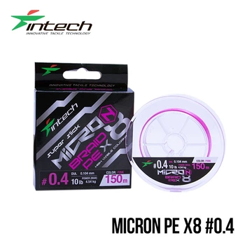 Шнур плетив Intech MicroN PE X8 150m (0.4 (10lb / 4.54kg)) FS0650908