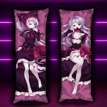 Дакимакура 180х60 см Шаллтир Бладфоллен Повелитель Overlord Shalltear Bloo Подушка с наволочкой двухсторонняя (0163998)