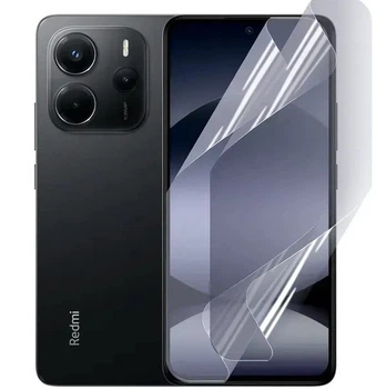 Гидрогелевая пленка для Xiaomi Redmi Note 14 4G защитная протиударная Mietubl Super-TPU Clear