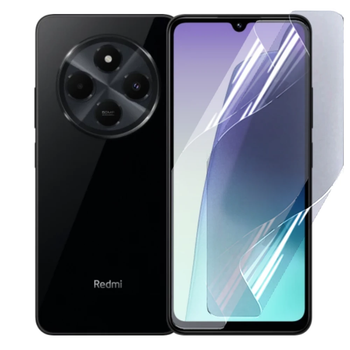 Гидрогелевая пленка для Xiaomi Redmi 14C / Poco C75 защитная протиударная Mietubl Super-TPU Clear