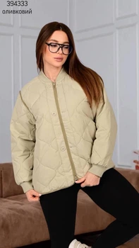 Куртка женская весной 829 оливка, S