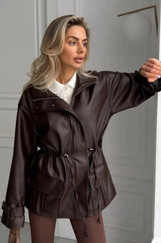 Парка Jadone Fashion Кора ONE SIZE шоколад
