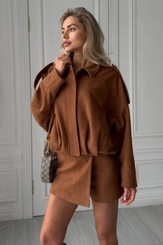 Бомбер Jadone Fashion Трим ONE SIZE рыжий